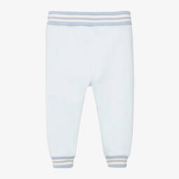 Dolce & Gabbana-Boys Cotton Blue Leopard Trousers | Childrensalon Outlet