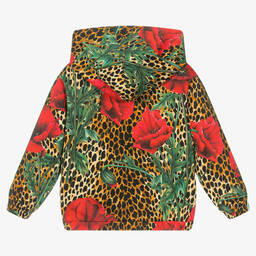 Dolce & Gabbana-Boys Cotton Leopard Zip-Up Top | Childrensalon Outlet