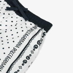 Dolce & Gabbana-شورت قطني للأولاد بلمسة باندا | Childrensalon Outlet