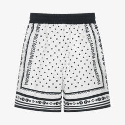 Dolce & Gabbana-شورت قطني للأولاد بلمسة باندا | Childrensalon Outlet