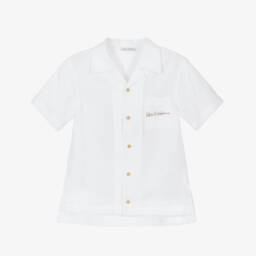 Dolce & Gabbana-Boys Crisp Linen Riviera Shirt | Childrensalon Outlet