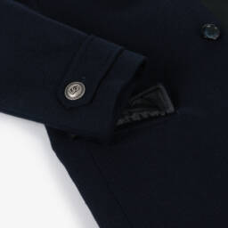 Dolce & Gabbana-Boys Dual-Style Woollen Coat | Childrensalon Outlet