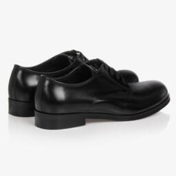 Dolce & Gabbana-Boys Elegant Black Leather Lace-Ups | Childrensalon Outlet
