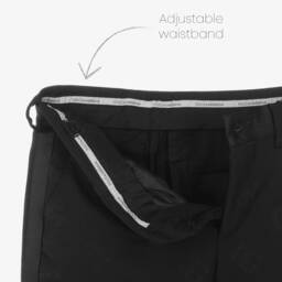 Dolce & Gabbana-Boys Elegant Black Wool Trousers | Childrensalon Outlet