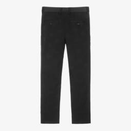 Dolce & Gabbana-Boys Elegant Black Wool Trousers | Childrensalon Outlet