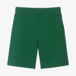 Dolce & Gabbana-Boys Green Cotton Jersey Shorts | Childrensalon Outlet