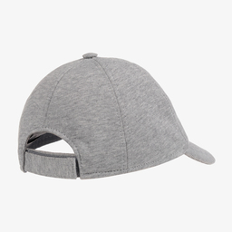 Dolce & Gabbana-Boys Grey Italy DG Logo Cap | Childrensalon Outlet
