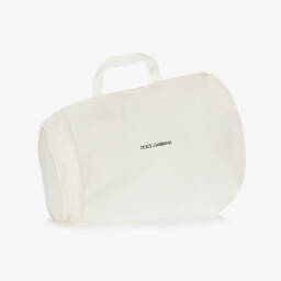 Dolce & Gabbana-Boys Grey Leather Mesh Trainers | Childrensalon Outlet