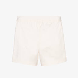 Dolce & Gabbana-Boys Ivory Cotton Crossover DG Shorts | Childrensalon Outlet