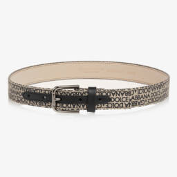  دولتشي آند غابانا-حزام كانفاس لون بيج فاتح للأولاد | Childrensalon Outlet