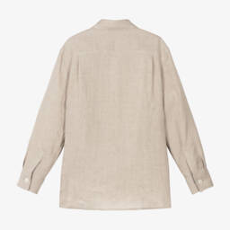 Dolce & Gabbana-Boys Linen Shirt with Pockets | Childrensalon Outlet