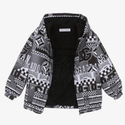 Dolce & Gabbana-Boys Monochrome Racing Jacket | Childrensalon Outlet