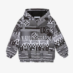 Dolce & Gabbana-Boys Monochrome Racing Jacket | Childrensalon Outlet