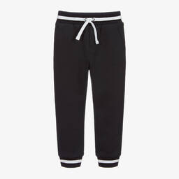 دولتشي آند غابانا-جوغرز قطن جيرسي لون كحلي للأولاد | Childrensalon Outlet