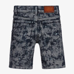 Dolce & Gabbana-Джинсовые шорты с размытым рисунком для мальчиков | Childrensalon Outlet