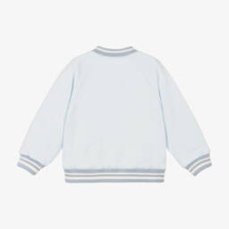 Dolce & Gabbana-Голубая двусторонняя куртка- бомбер для малышей | Childrensalon Outlet