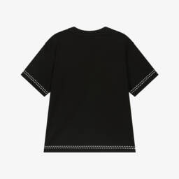 Dolce & Gabbana-Boys Soft Black Logo Tee | Childrensalon Outlet