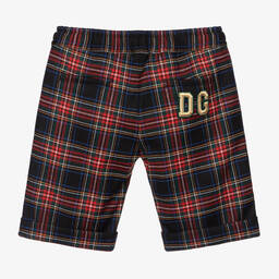 Dolce & Gabbana-Шерстяные шорты в шотландскую клетку для мальчиков | Childrensalon Outlet