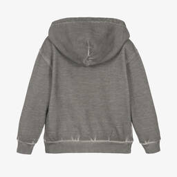 Dolce & Gabbana-توب هودي قطن لون رمادي للأولاد | Childrensalon Outlet