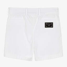Dolce & Gabbana-Белые шорты-бермуды для мальчиков | Childrensalon Outlet