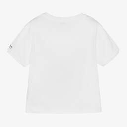 Dolce & Gabbana-Boys White Portofino Re-Edition T-Shirt | Childrensalon Outlet