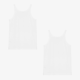 Dolce & Gabbana-Белые майки для мальчиков (2шт.) | Childrensalon Outlet