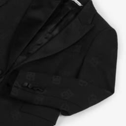 Dolce & Gabbana-Boys Wool Black Dinner Jacket | Childrensalon Outlet