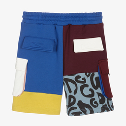 Dolce & Gabbana-Colour Block Jersey Shorts | Childrensalon Outlet