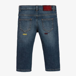 Dolce & Gabbana-Denim Multicolour Stitch Jeans | Childrensalon Outlet