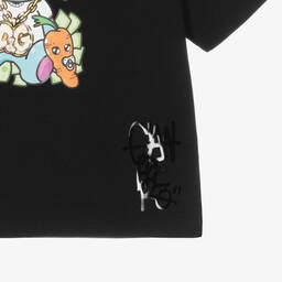 Dolce & Gabbana-Черная футболка Gianpiero | Childrensalon Outlet