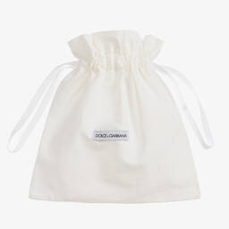 Dolce & Gabbana-Черные кожаные сапоги DG для девочек | Childrensalon Outlet