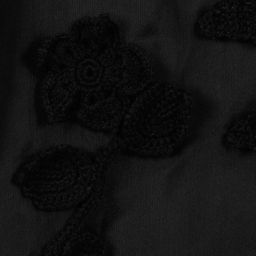 Dolce & Gabbana-Girls Black Silk Blouse | Childrensalon Outlet