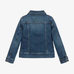 Dolce & Gabbana-Girls Blue Denim Jacket | Childrensalon Outlet