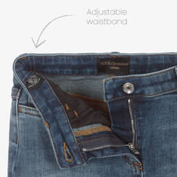 Dolce & Gabbana-Синяя джинсовая юбка для девочек | Childrensalon Outlet