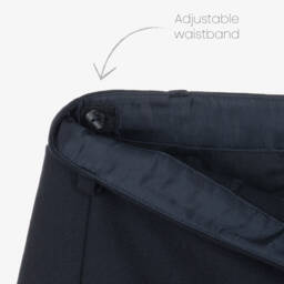 Dolce & Gabbana-Girls Blue Wool Twill Skort | Childrensalon Outlet