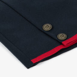 Dolce & Gabbana-Girls Blue Wool Twill Skort | Childrensalon Outlet