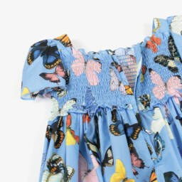 Dolce & Gabbana-Платье из хлопка с бабочками для девочек | Childrensalon Outlet