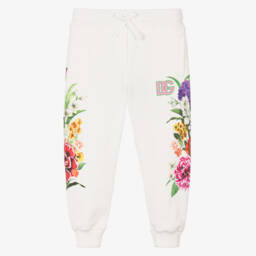 Dolce & Gabbana-Girls Creamy Blossom Lounge Pants | Childrensalon Outlet