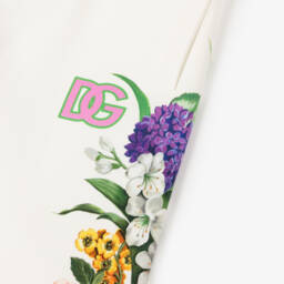 Dolce & Gabbana-Girls Creamy Blossom Lounge Pants | Childrensalon Outlet