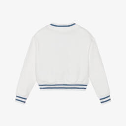 Dolce & Gabbana-Girls Elegant White Butterfly Top | Childrensalon Outlet