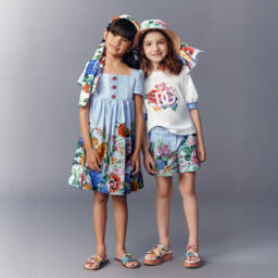 Dolce & Gabbana-Girls Elegant White Floral Headband | Childrensalon Outlet