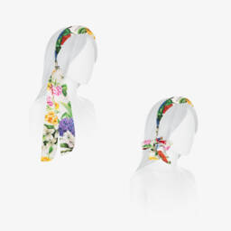 Dolce & Gabbana-Girls Elegant White Floral Headband | Childrensalon Outlet