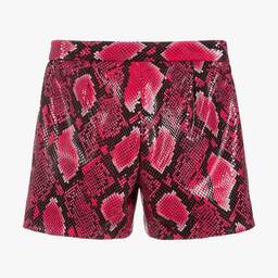 Dolce & Gabbana-Girls Fuchsia Pink Shorts | Childrensalon Outlet