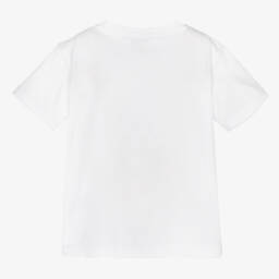 Dolce & Gabbana-Girls' Ivory Jersey Tee | Childrensalon Outlet