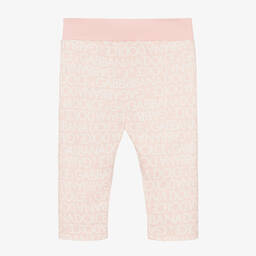 Dolce & Gabbana-Розовые хлопковые легинсы для девочек | Childrensalon Outlet