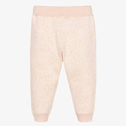 Dolce & Gabbana-Girls Pink Cotton & Cashmere Joggers | Childrensalon Outlet