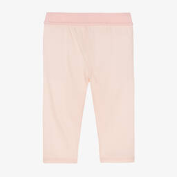 Dolce & Gabbana-Girls Pink Cotton Leggings | Childrensalon Outlet