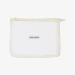 Dolce & Gabbana-Girls Pink Rose Asymmetric Swimsuit | Childrensalon Outlet