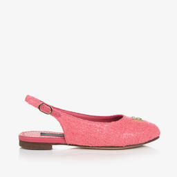 دولتشي آند غابانا-بمب باليرينا تويد لون زهري للبنات | Childrensalon Outlet