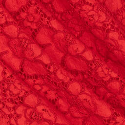 Dolce & Gabbana-Красное кружевное платье | Childrensalon Outlet